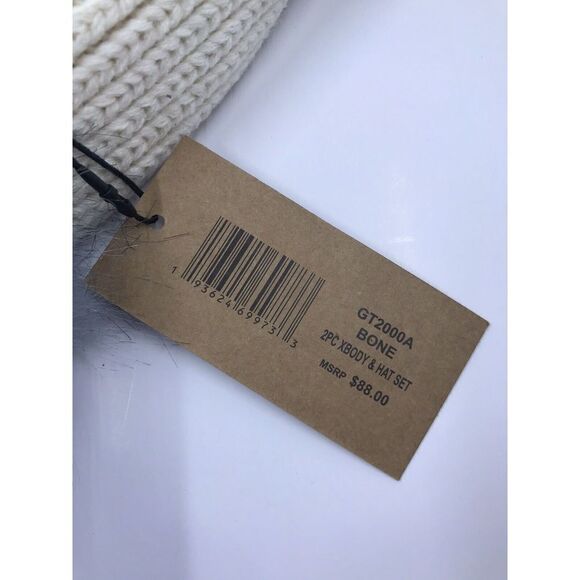 Steve Madden CREAM/BLUE TOP  XBODY  HAT ONLY - Picture 4 of 5